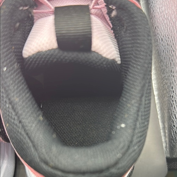 Nike Pink and Black Athletic Shoes with Strap Design - Picture 6 of 12